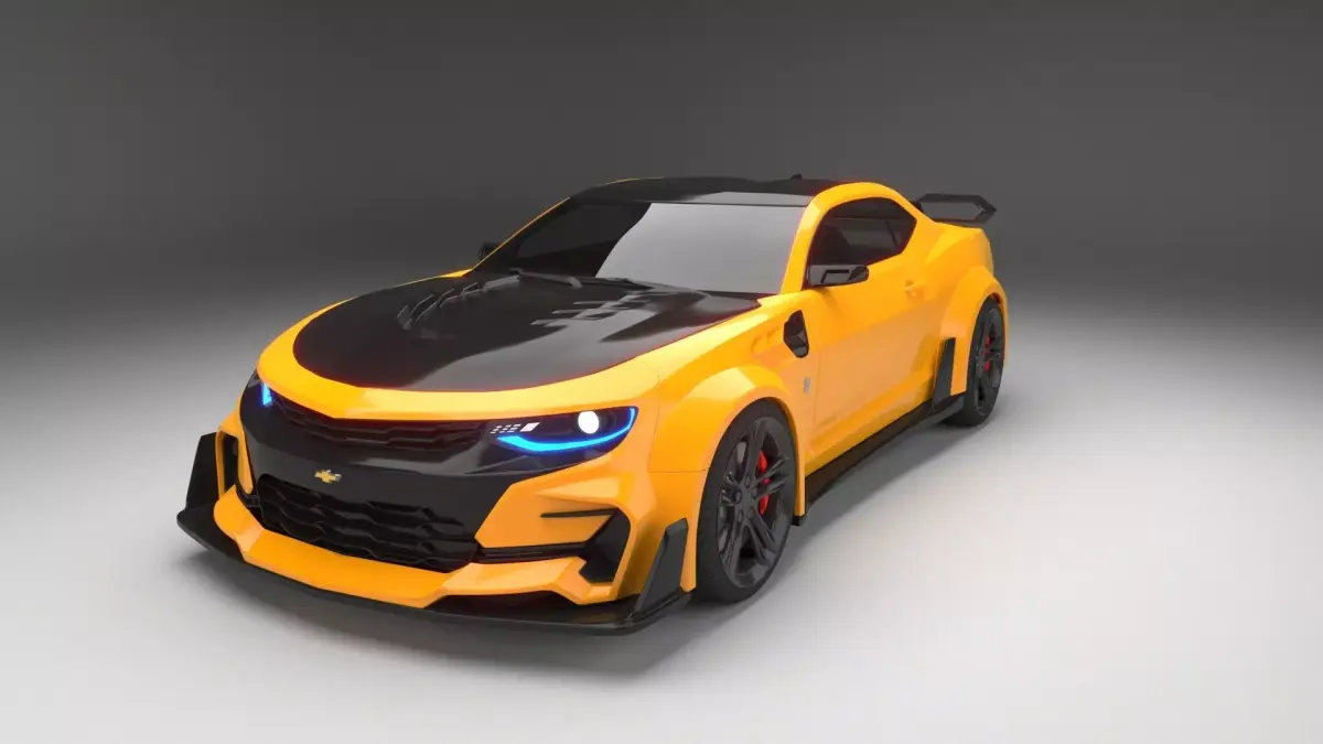 2016 Chevrolet Camaro- Transformer the Last Knight 3D model