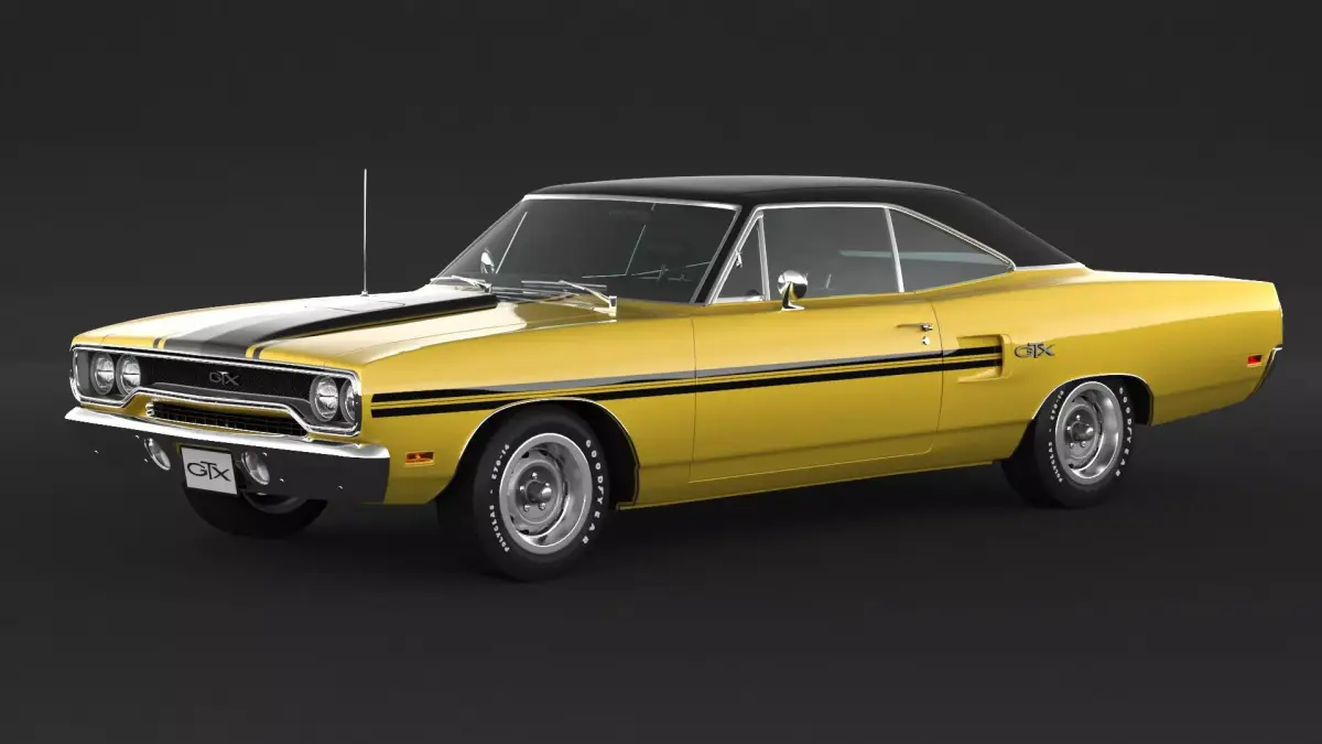 1970 Plymouth GTX 3D model