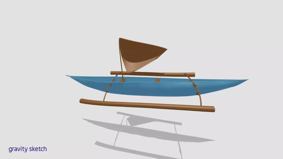 free boat  3D model