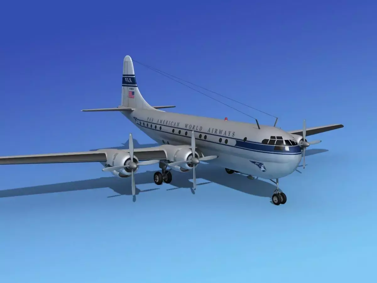 Boeing 377 Pan Am 1 3D model