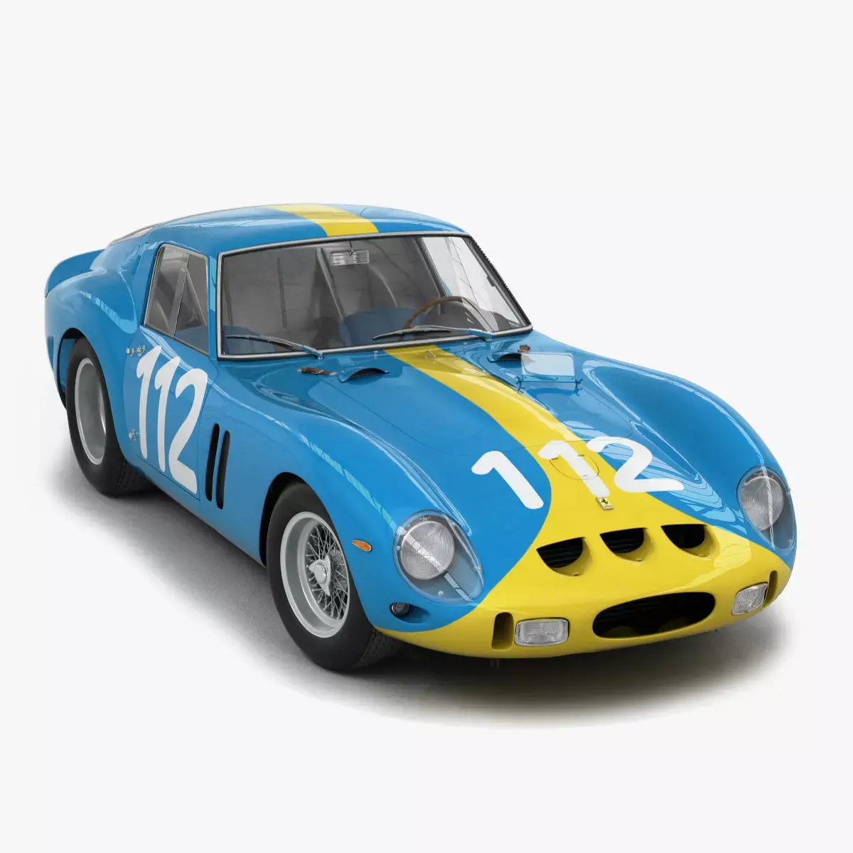 Ferrari 250 GTO - 3445GT - No Engine 3D model