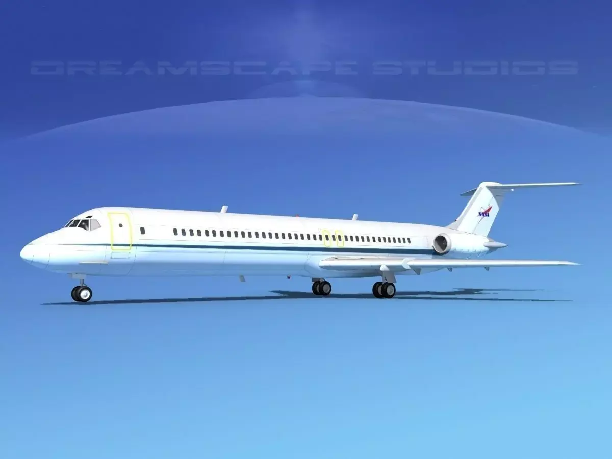 Douglas C-9-50 Nightingale NASA 3D model