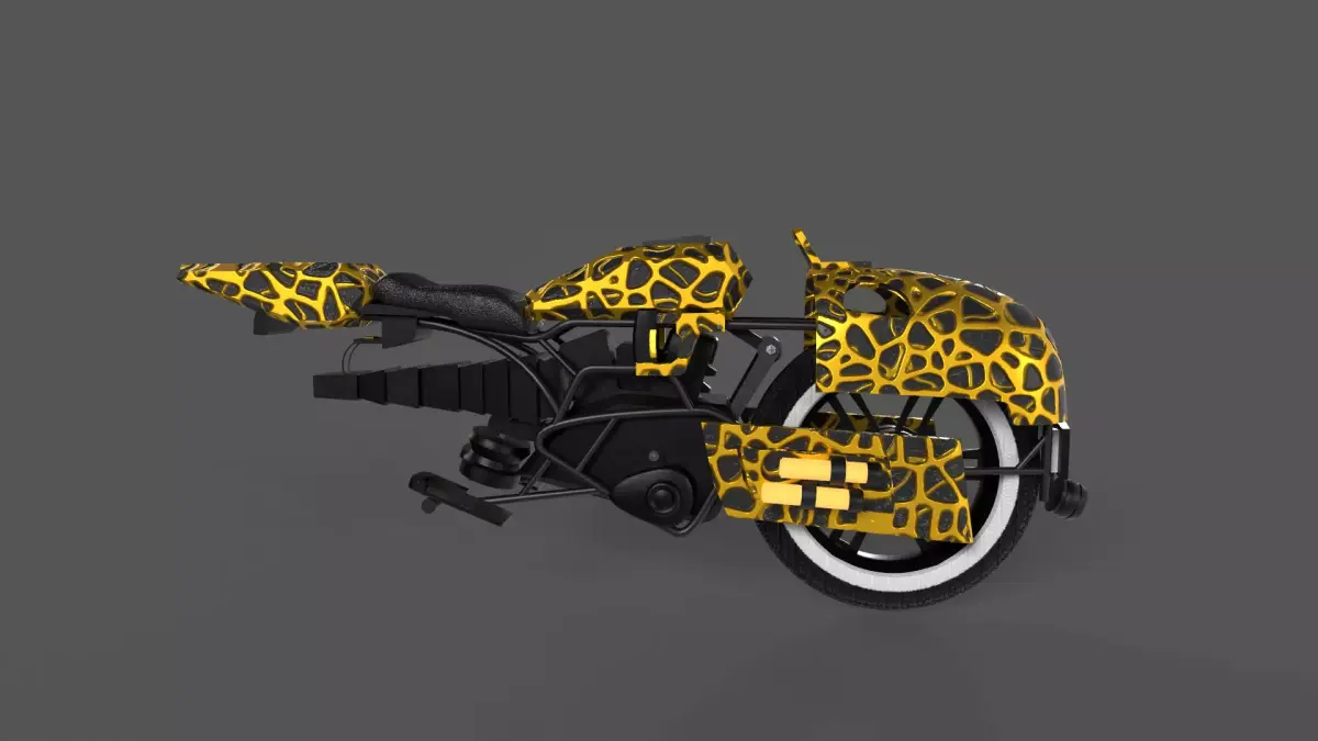 GAMEREADY SCI-FI MOTORCYLE PACK Low-poly 3D model