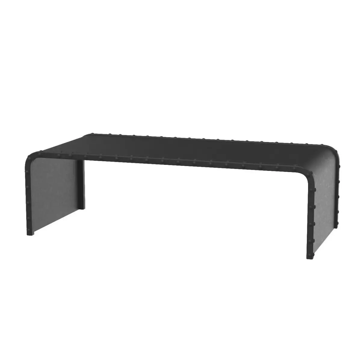 Gunmetal Industrial Coffee Table 3D model