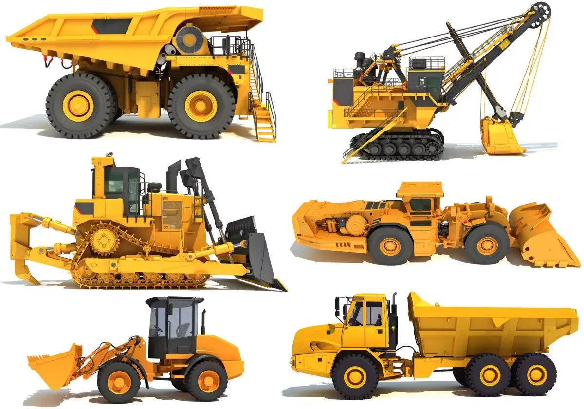 3D Industrial and Mining Vehicles 3D model