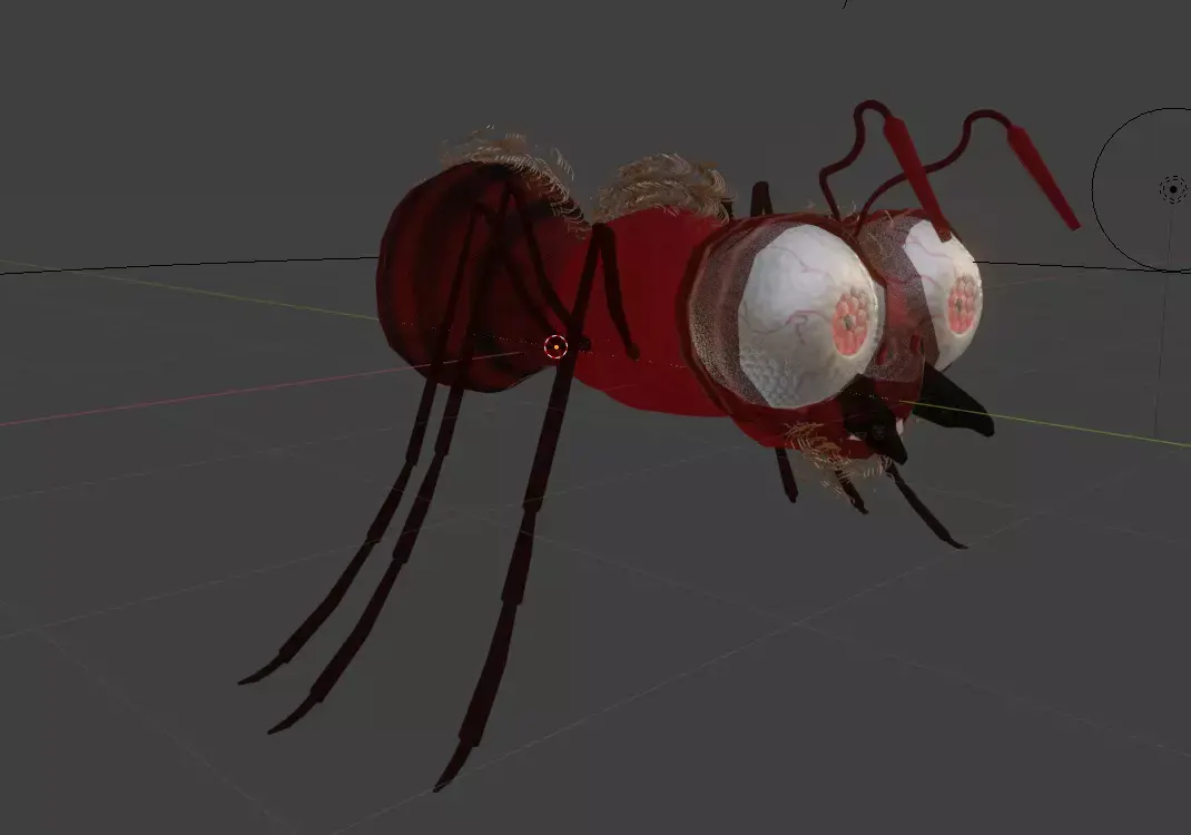 ant-rigged ant Low-poly 3D model