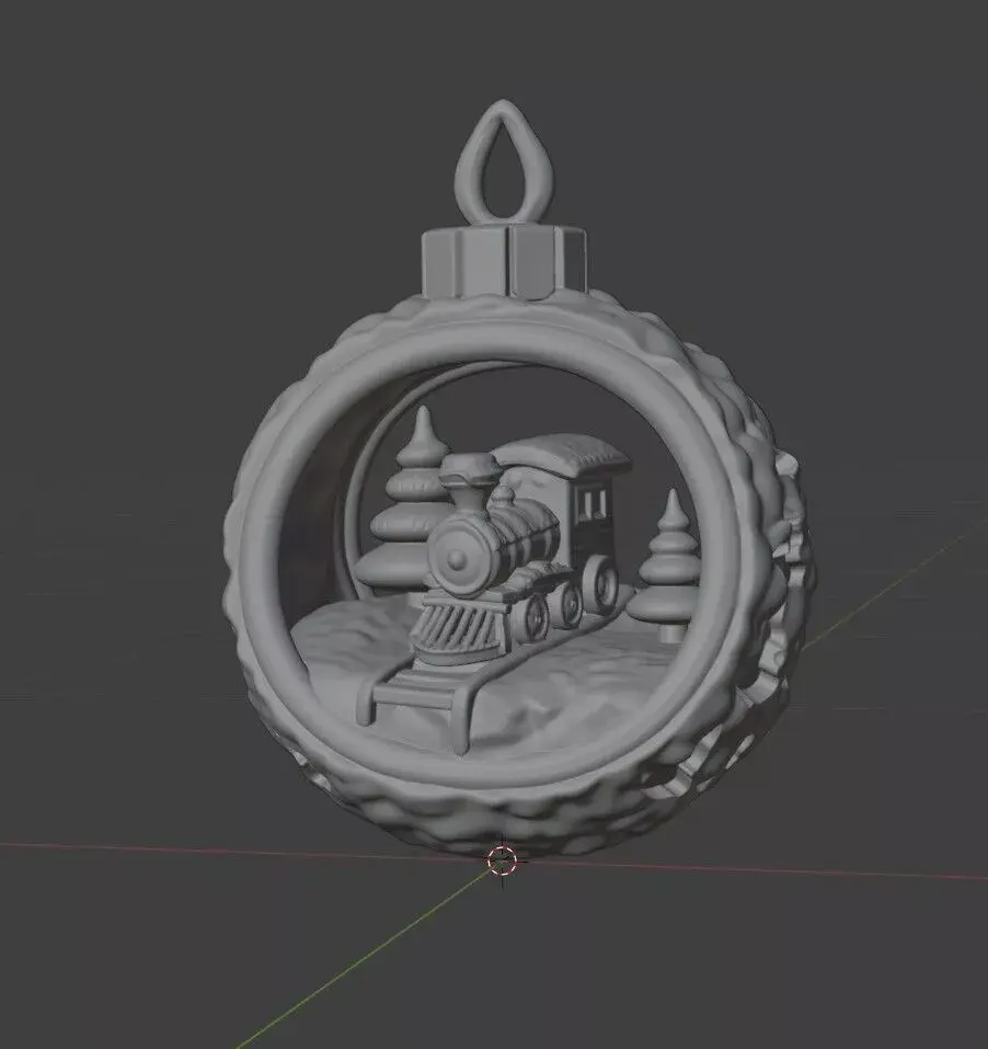 Train Hanging Decor 3D print model