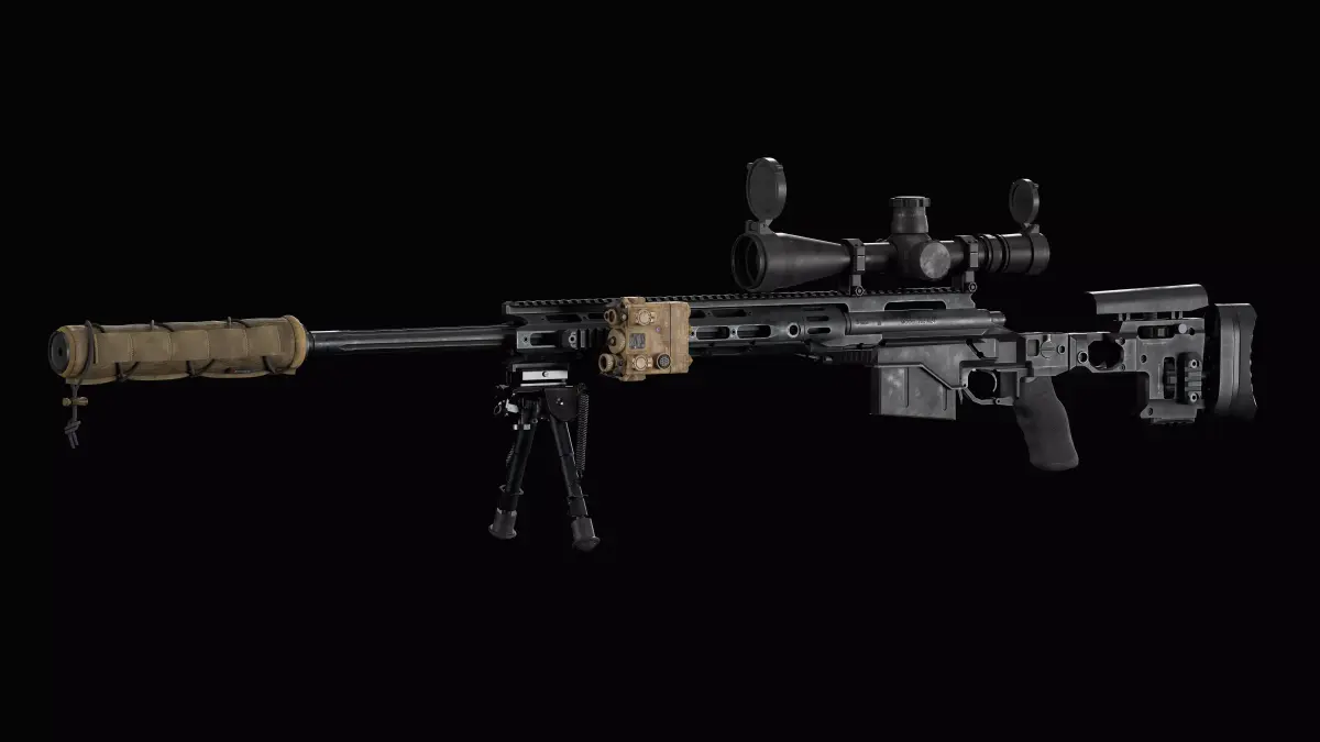 M2010 Sniper Rifle PBR Low-poly 3D model