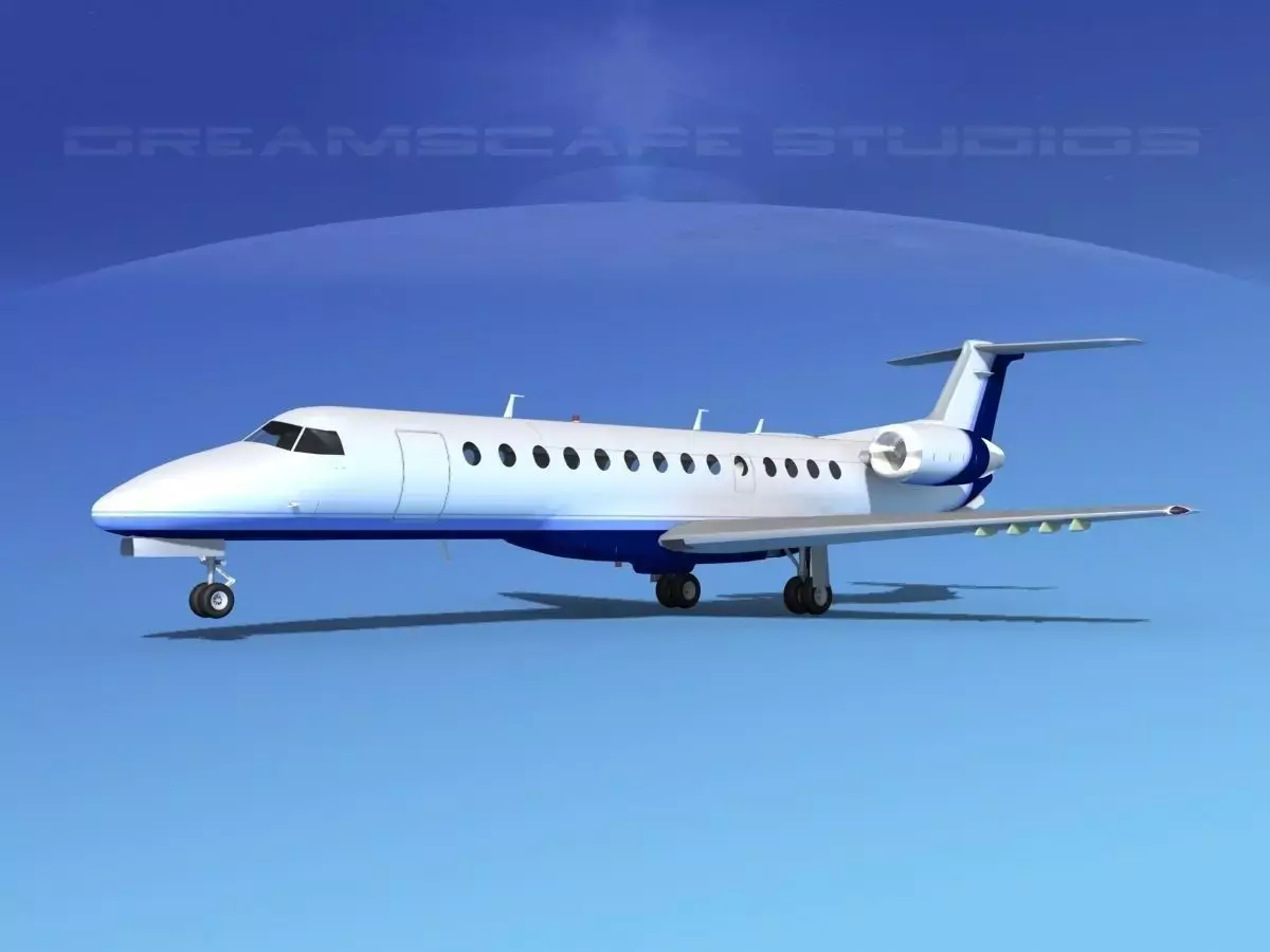 Embraer ERJ-135 Baltic Jet 3D model