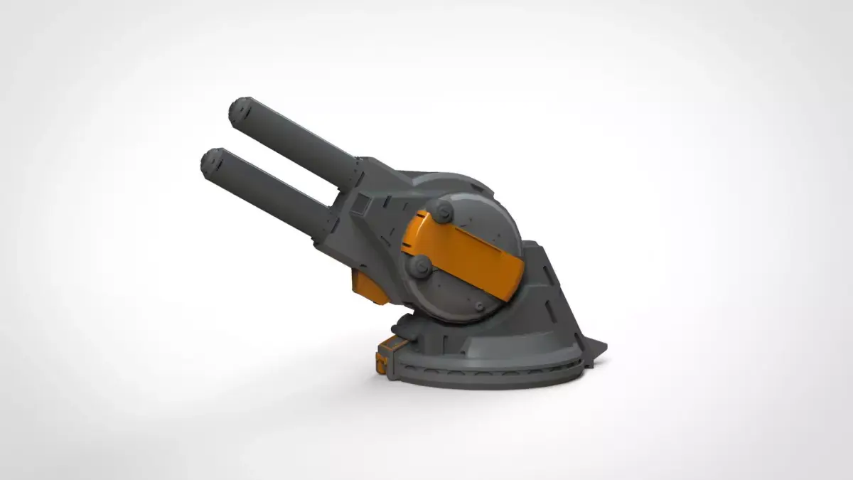 Strogg Cannon Free 3D model