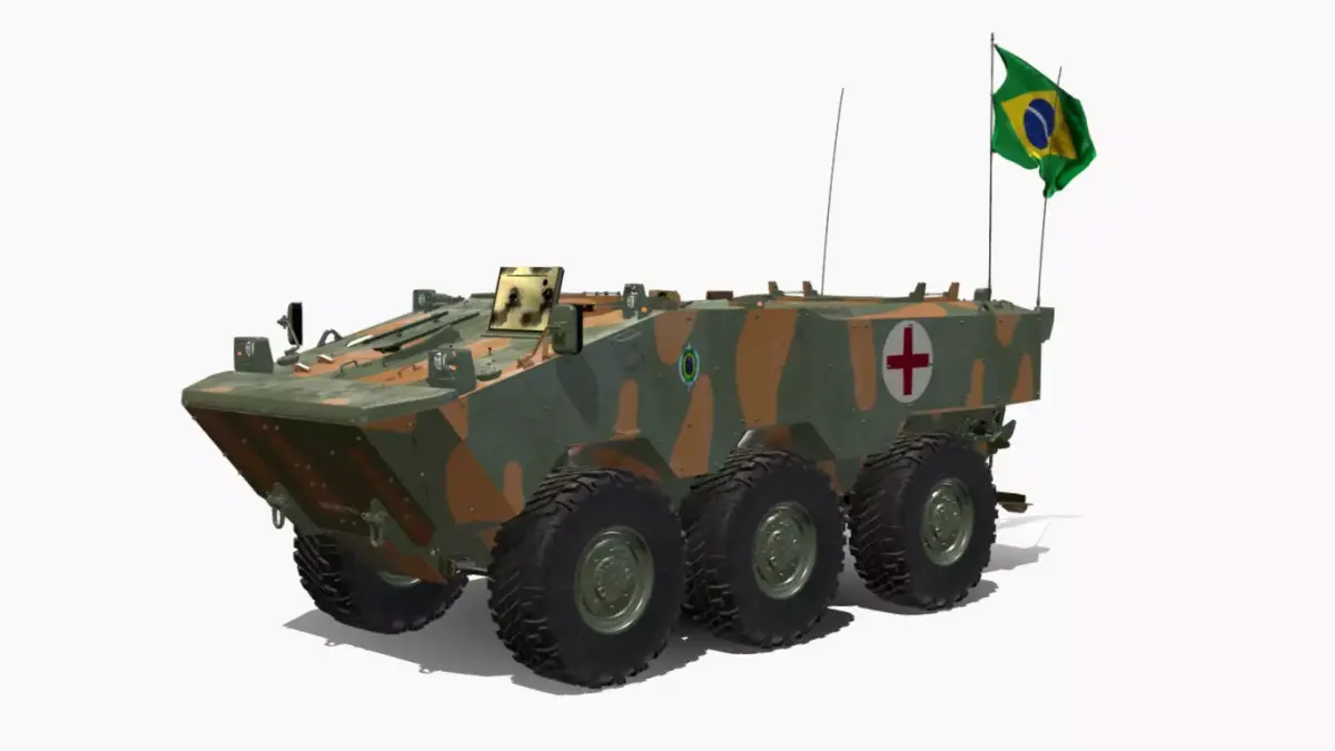 iveco guarani ambulancia 3D model