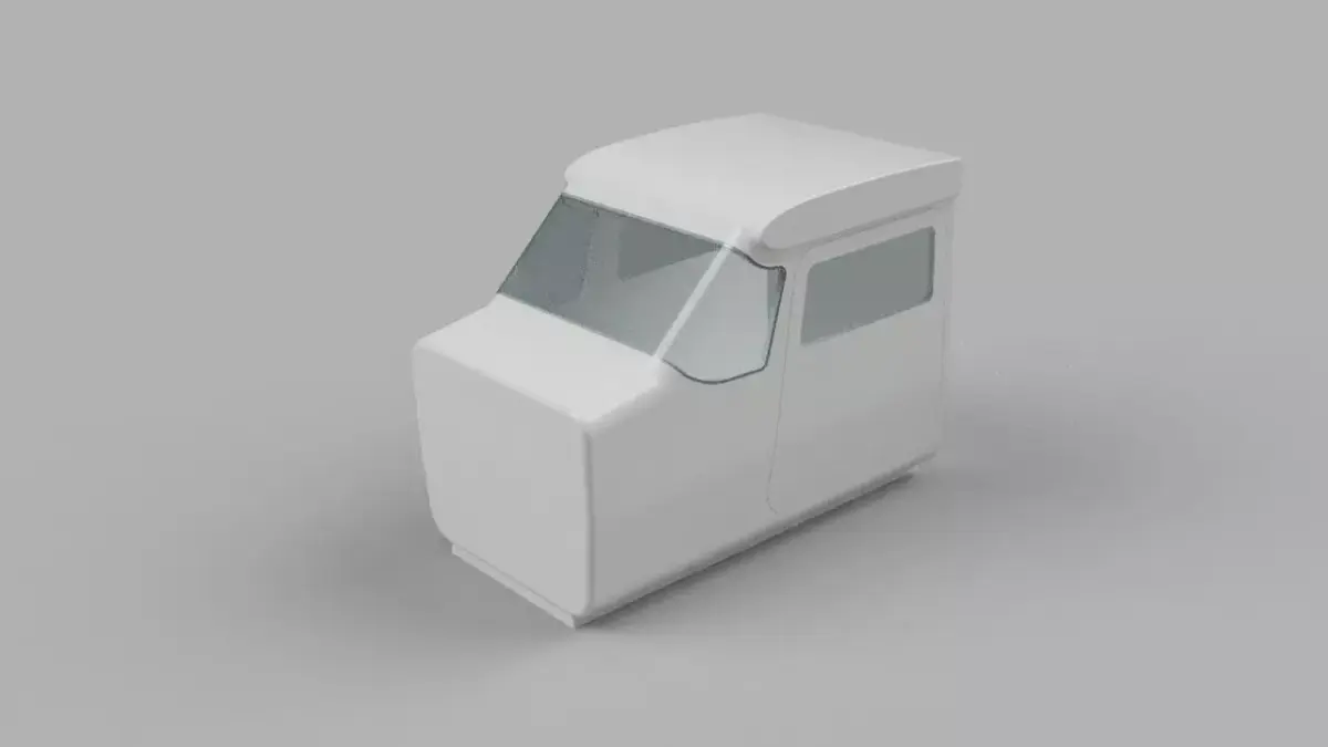 Cessna flight simulator cockpit 3D model