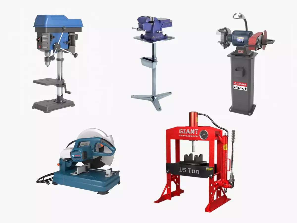 Bench Tools 3D Model Pack