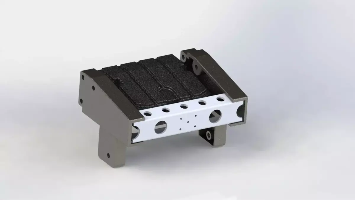 Mercedes Benz Actros Battery box 3D print model