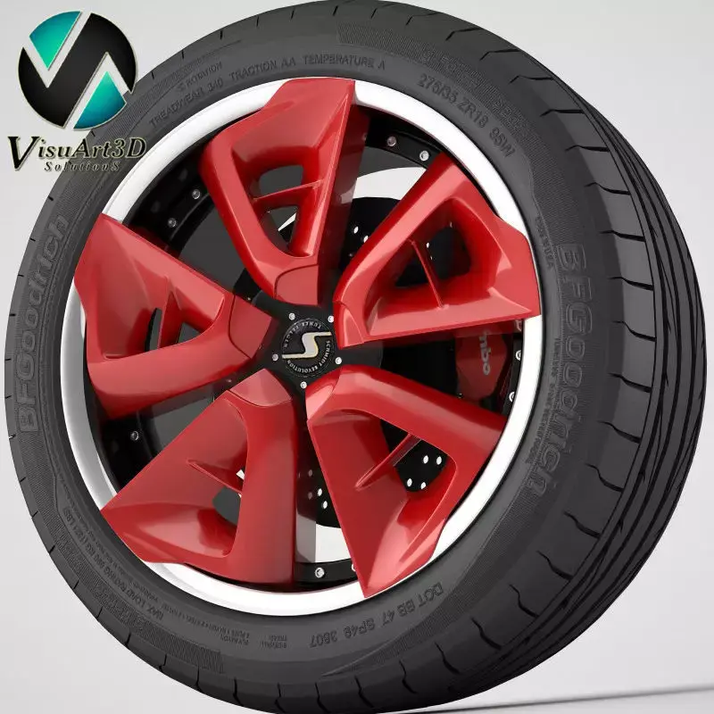wheel Schmidt Cirrus 3D model