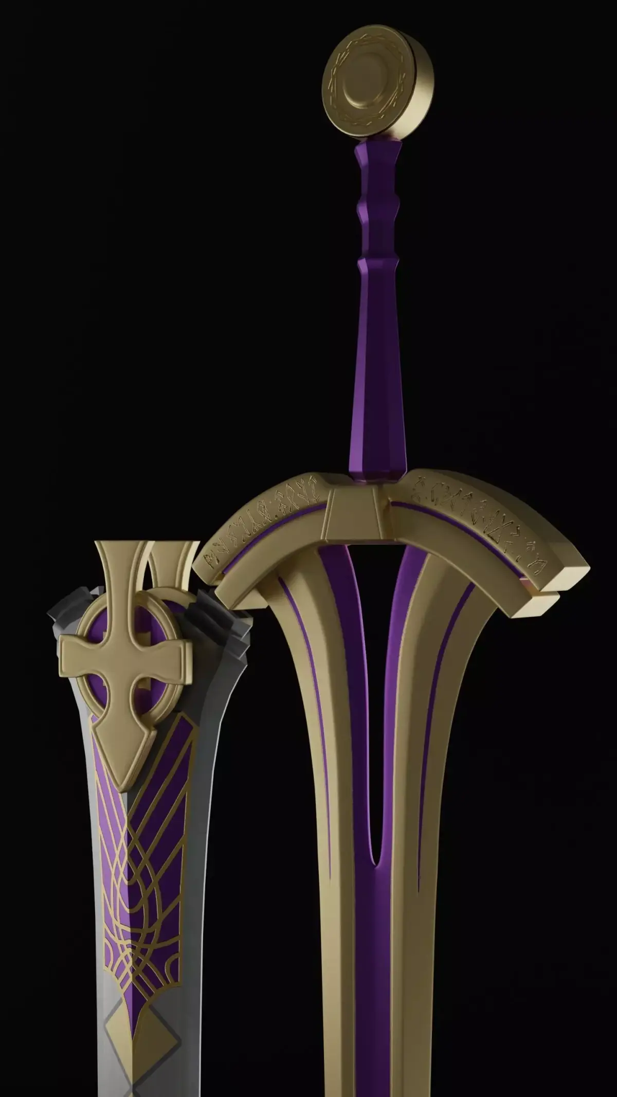 Excalibur Proto Sword of Promised Victory 3D model