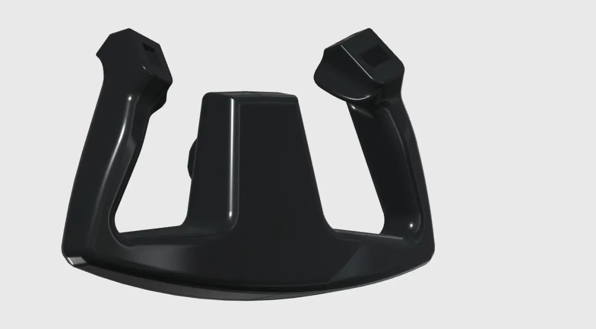 Cessna 172 style Yoke for DIY flight simulator 3D print model
