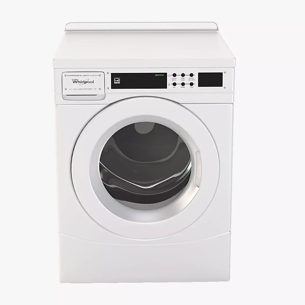 Whirlpool Commercial High Efficiency Energy Star Qualified Front 3D model