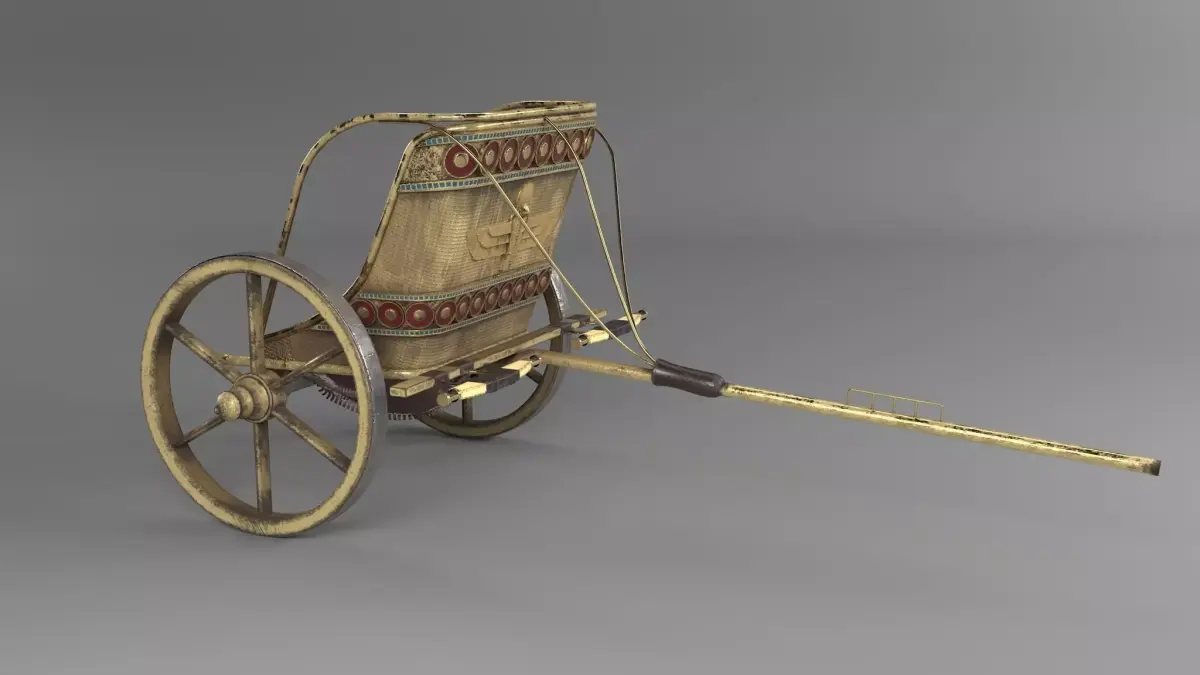 PHOTOREALISTIC EGYPT CHARIOT 3D model