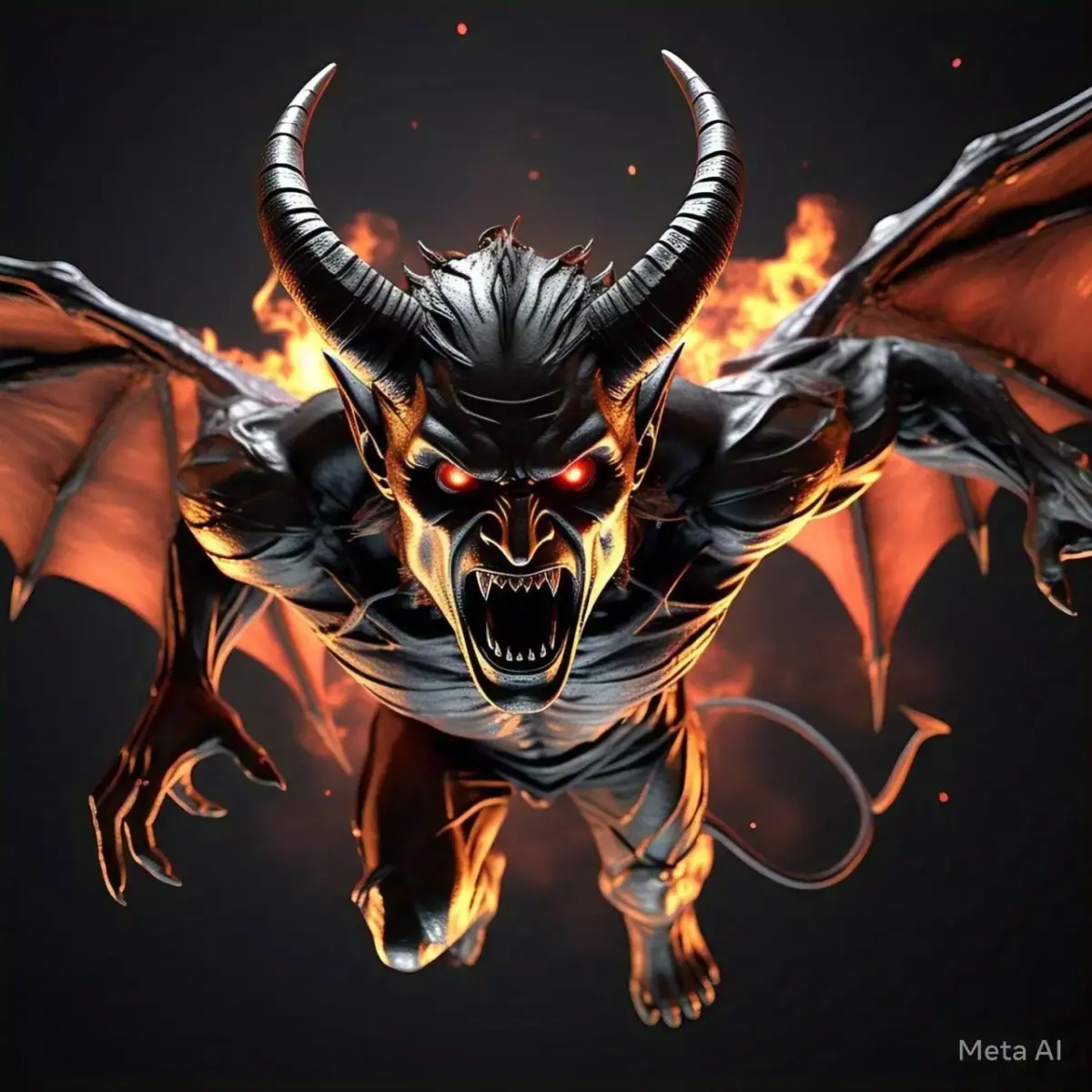 Devil 3d model Low-poly 3D model