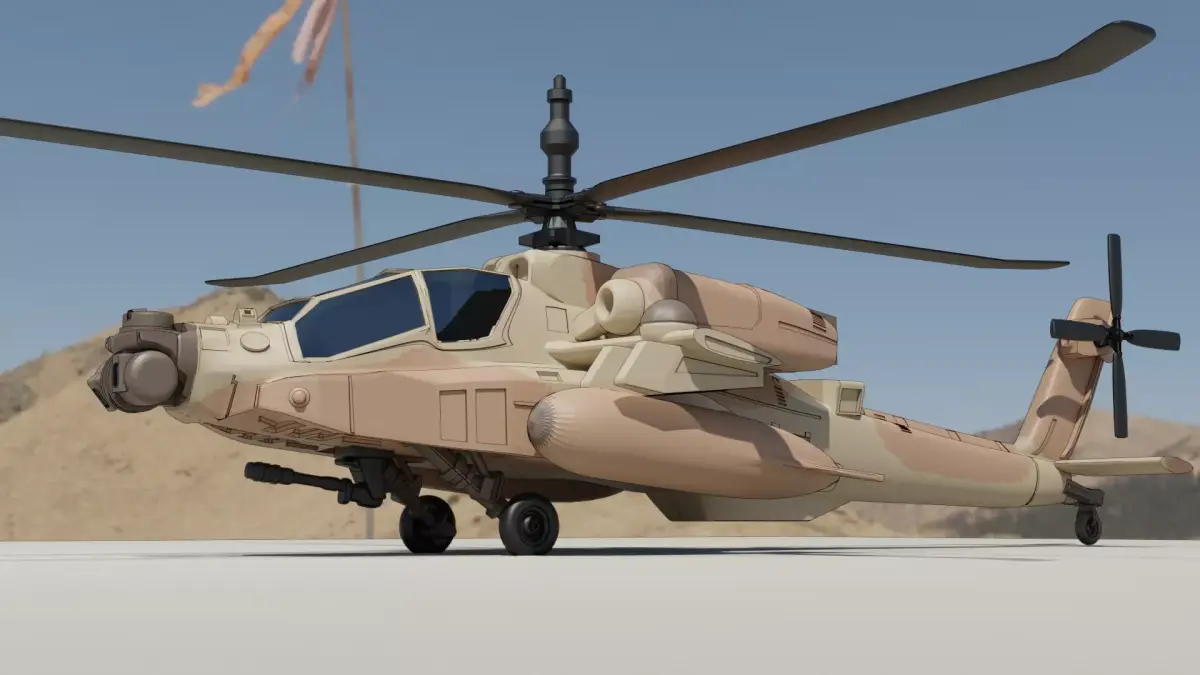 IAF Apache Ah-64 Saraf 3D print model