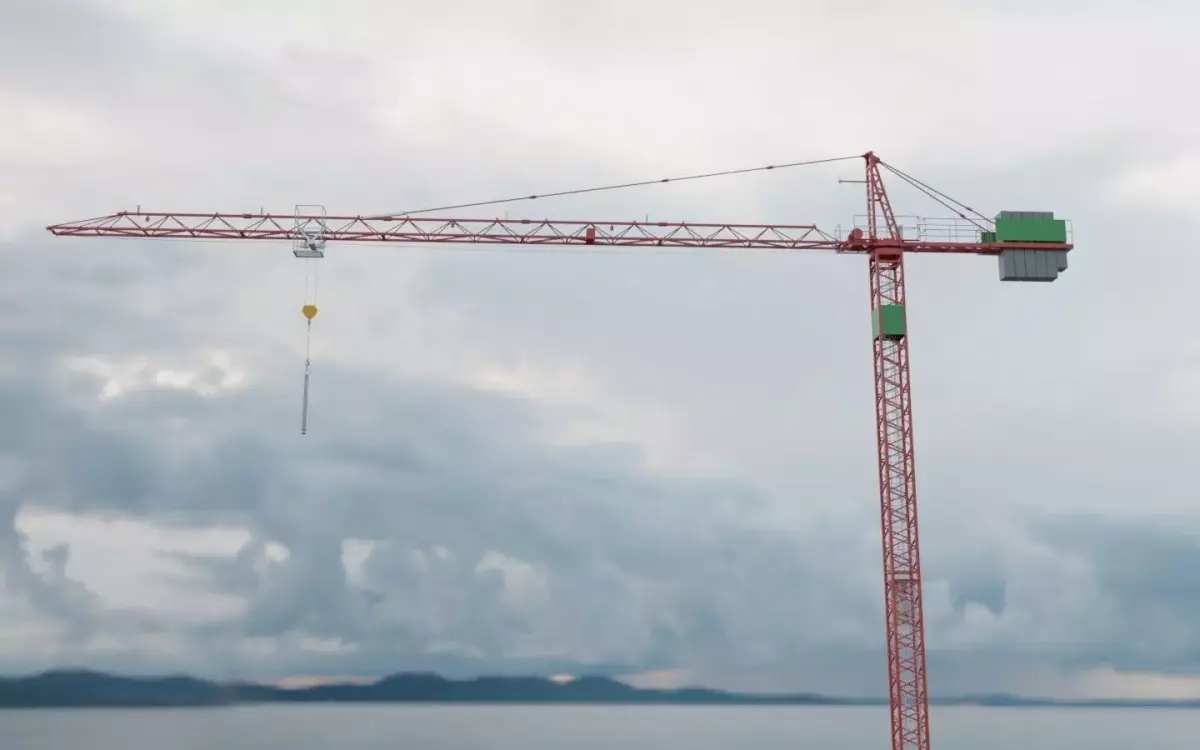 Hammerhead Tower Crane 2 - Construction Crane 3D model