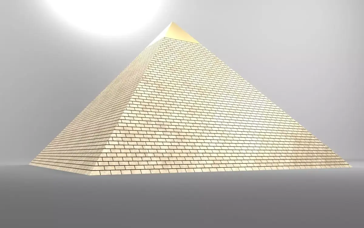 Pyramid a relief model Free 3D model