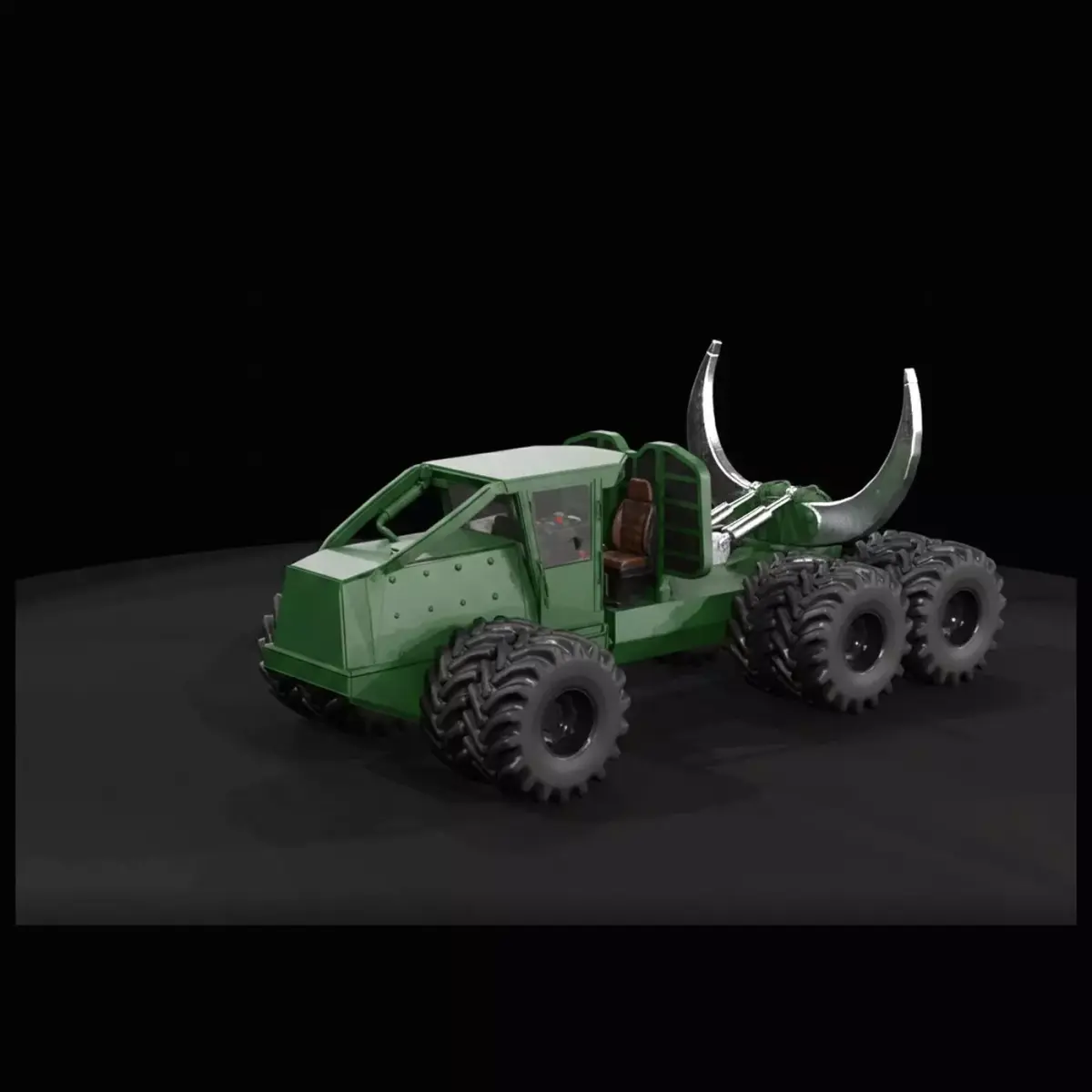 1-87 Tigercat Skidder 640 Print Ready STL 3D print model purchase