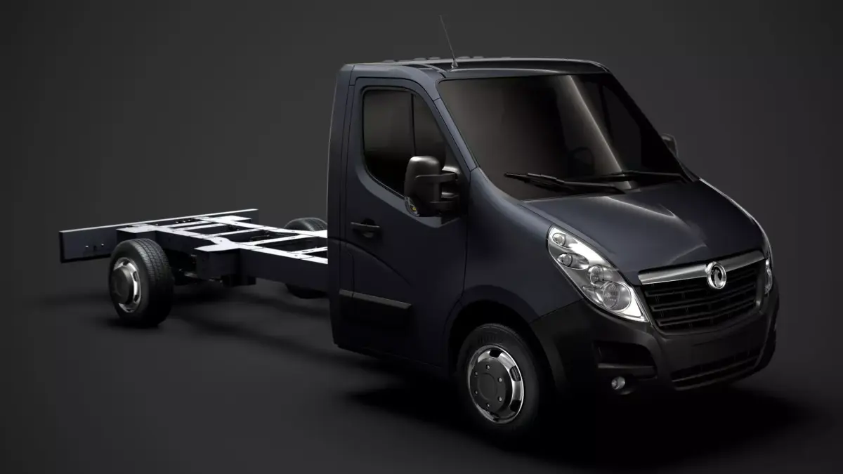 Vauxhall Movano SingleCab SW E30 Chassis 2014 3D model