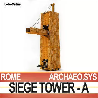 Roman Legionary Siege Tower A 3D model