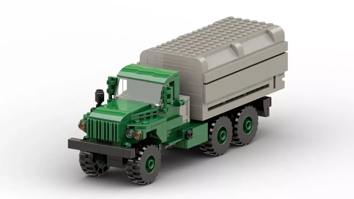 MocBricks3D - Lego Ural 4320 3D print model