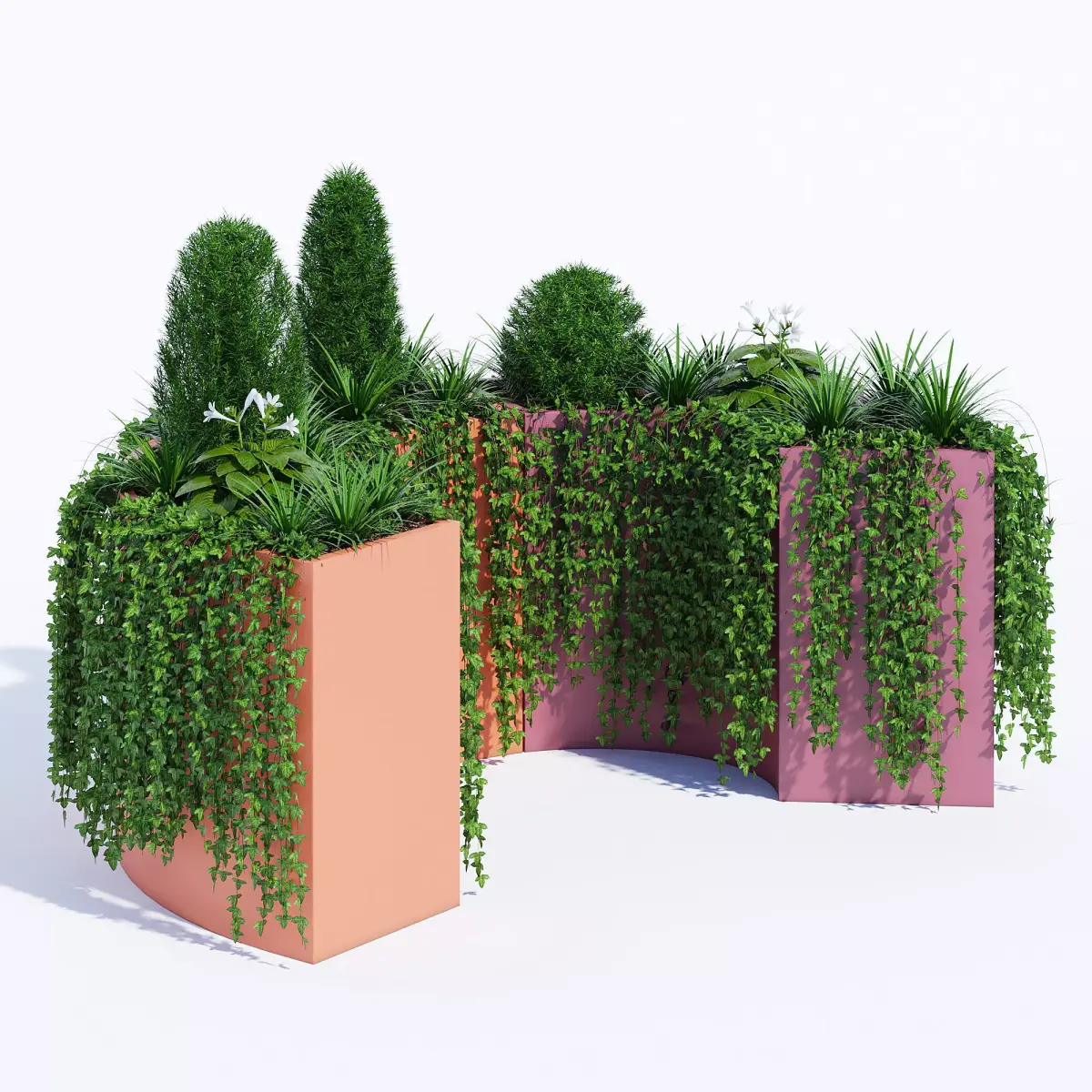 Modular Planters part 3 3D model