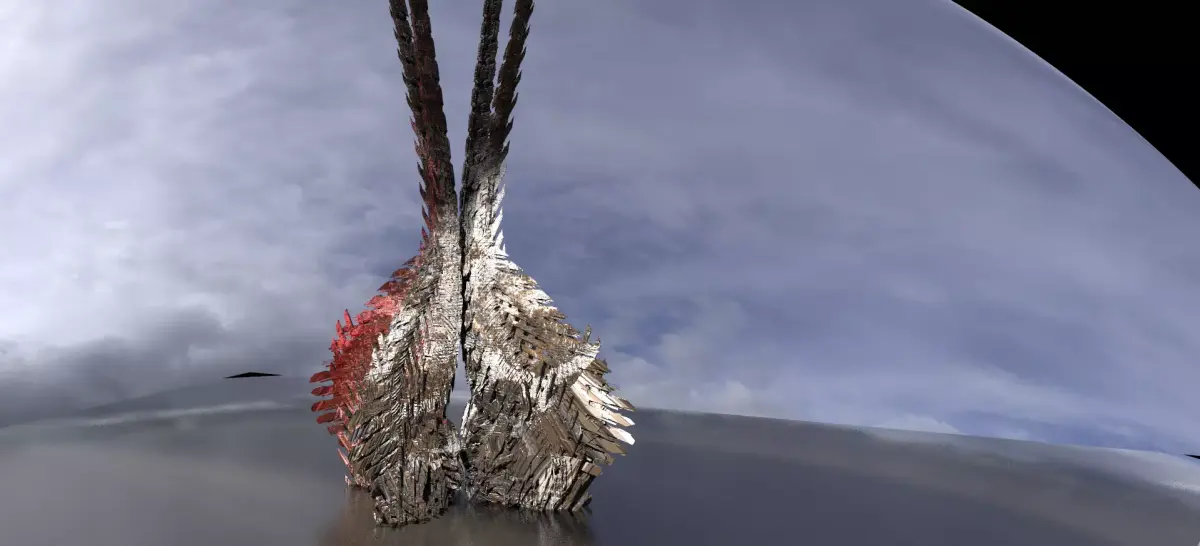 Arch Dragon Claw Mountain Winter 3D model