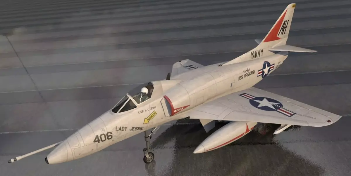 Douglas A-4E Skyhawk 3D model