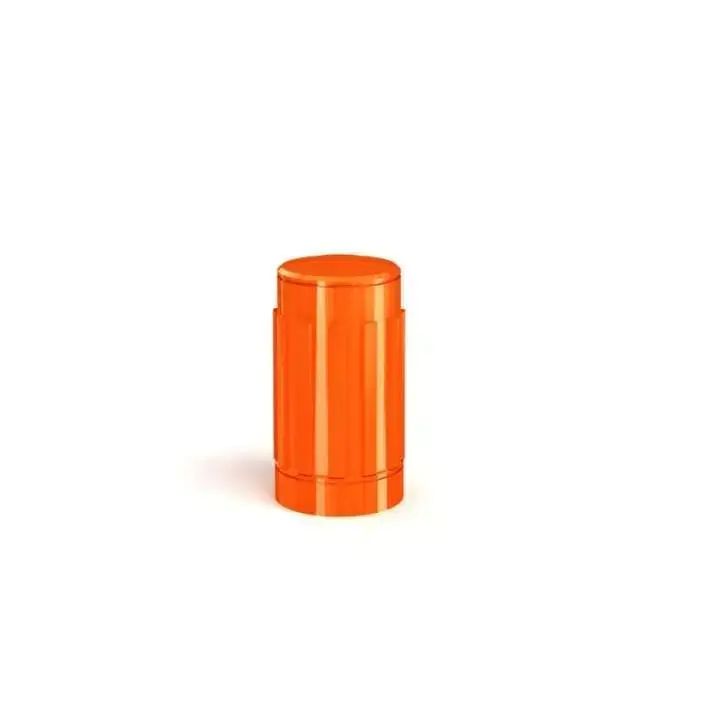 Orange Polished Cylinder 3D model