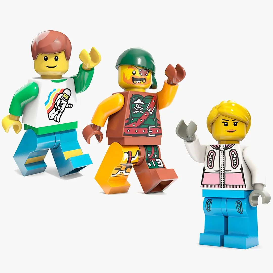 LEGO Minifigures Rigged for Maya Collection 3D model