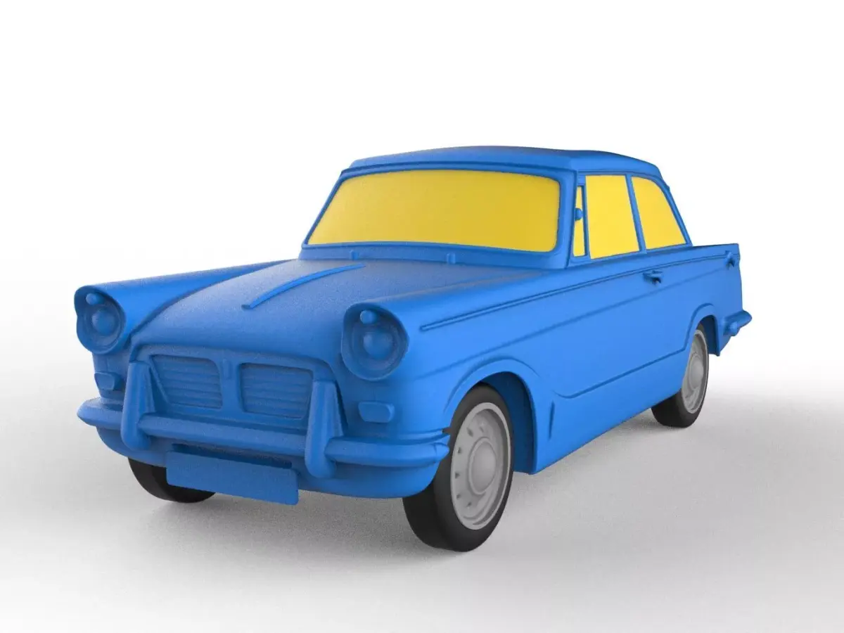 Triumph Herald 1967 Classic Car 3D print model