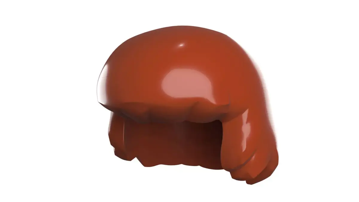 Custom3Dprint Minifigure Accessory - Minifigure Hair S2 - 110 3D print model