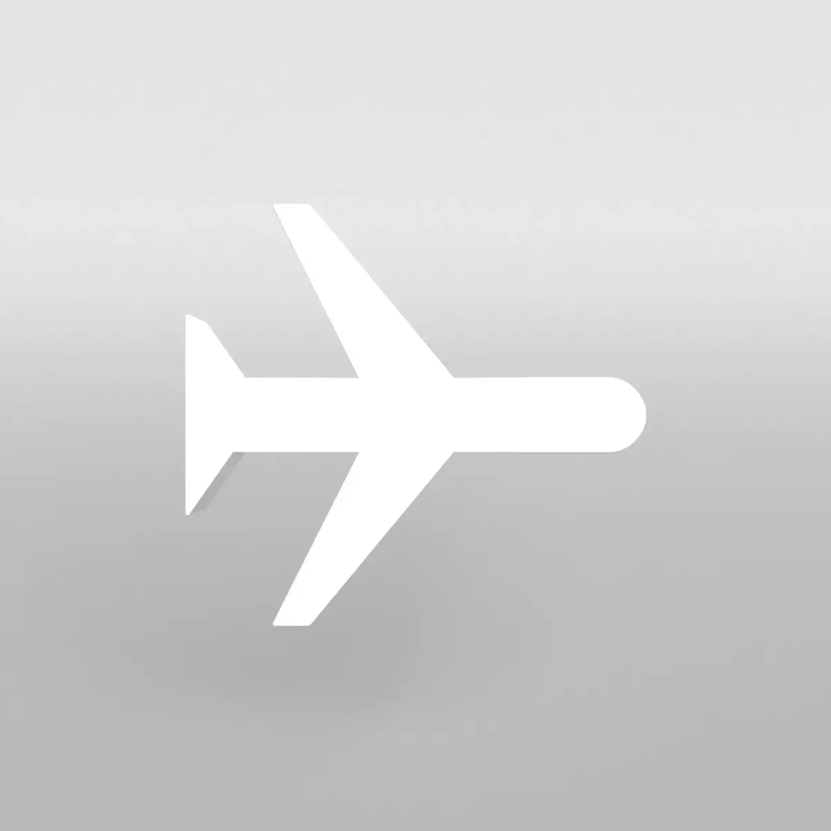 Airplane Mode Symbol v1 002 Low-poly 3D model
