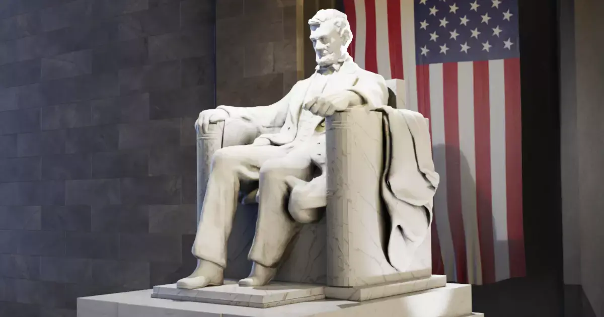 Abraham Lincoln Low Poly Low-poly 3D model