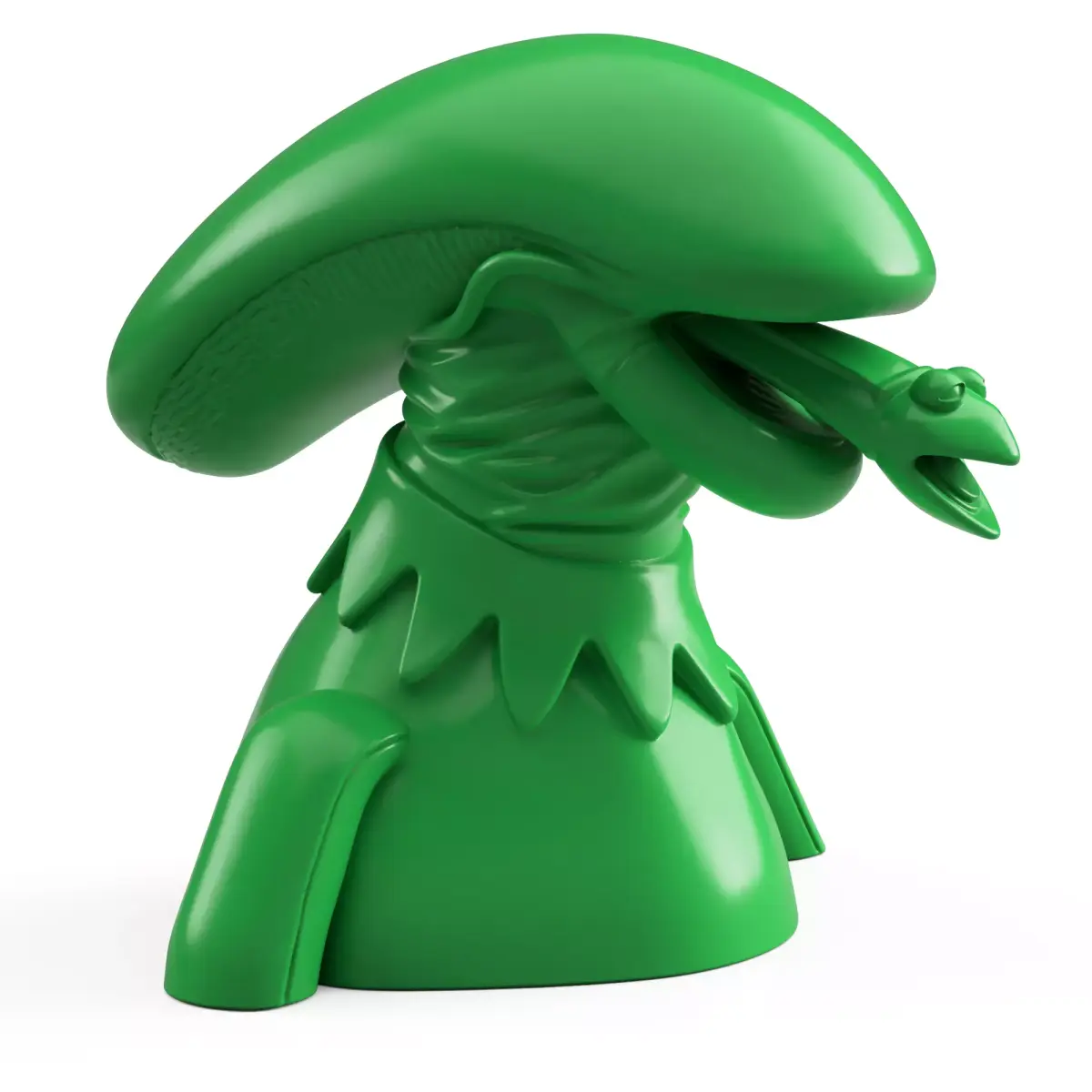 Kermit the Xenomorph 3D print model