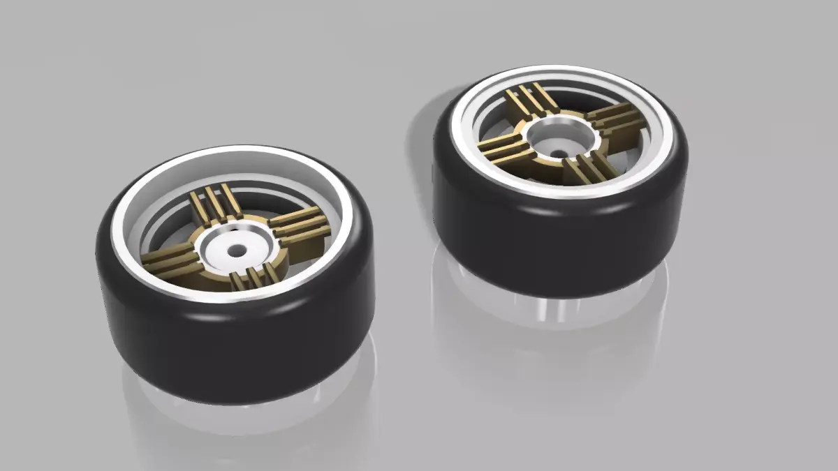 DEVIL SHADOW JDM 2 pack wheels set in HW scale 3D print model