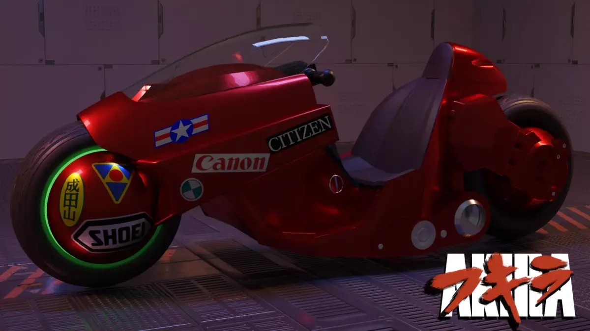 Akiras Motorcycle 3D model