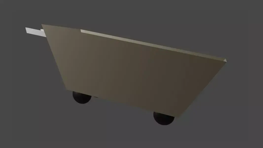 Cart with Wheelers 3D model