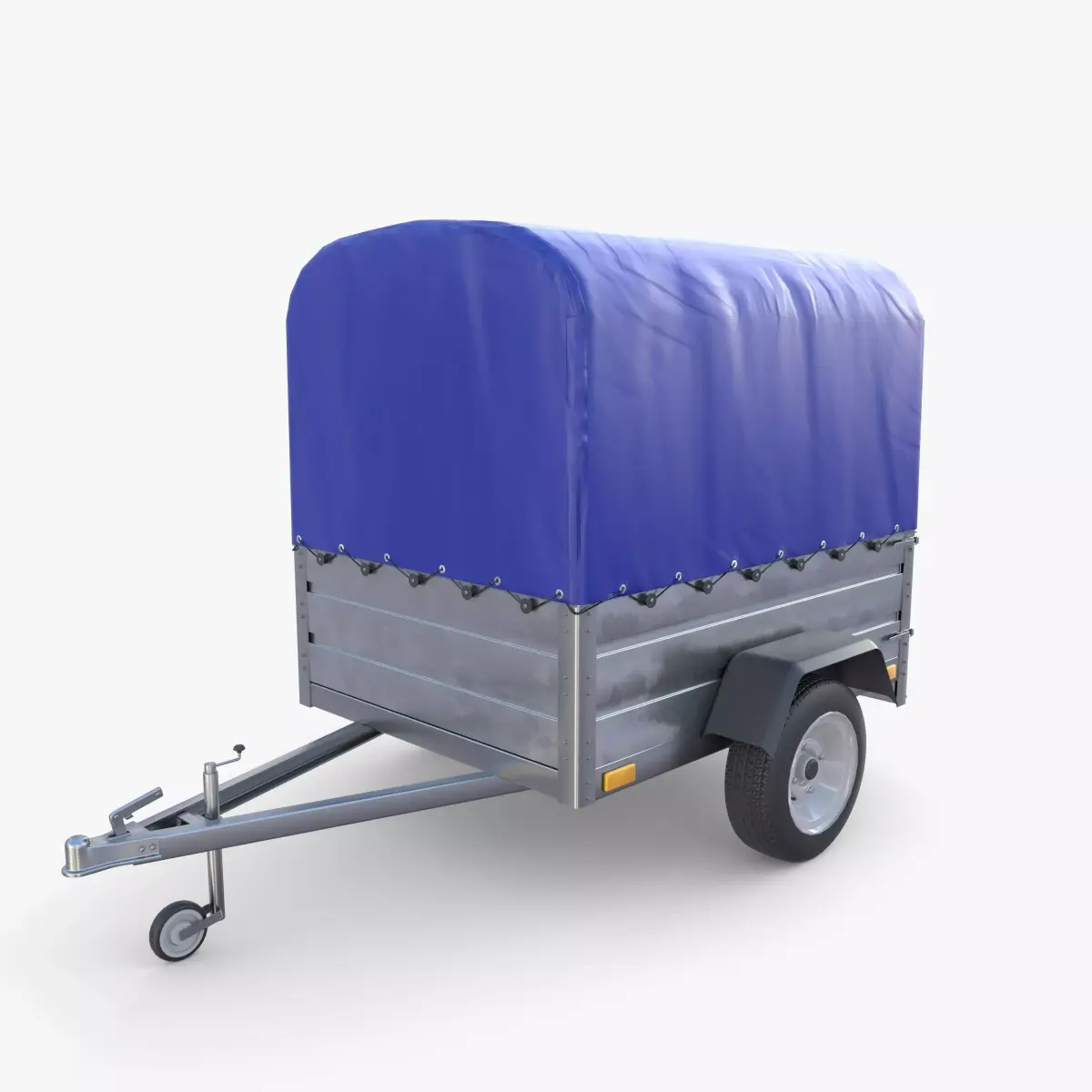 Cargo Trailer v1 Low-poly 3D model