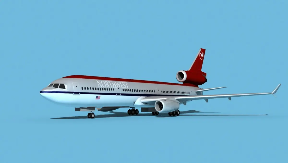 McDonnell Douglas MD-11 Northwest 3D model