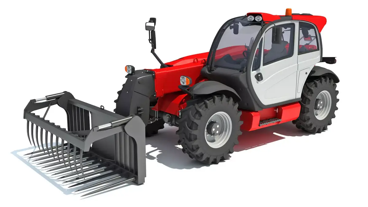 3D Manitou Telehandler 3D model