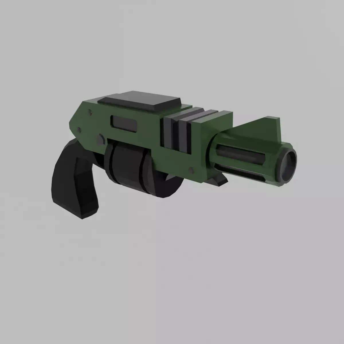 Warhammer 40k Mezoa-Pattern Autopistol Low-poly 3D model