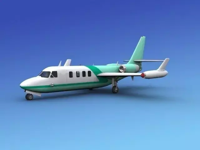 IAI Westwind II V 3D model 2