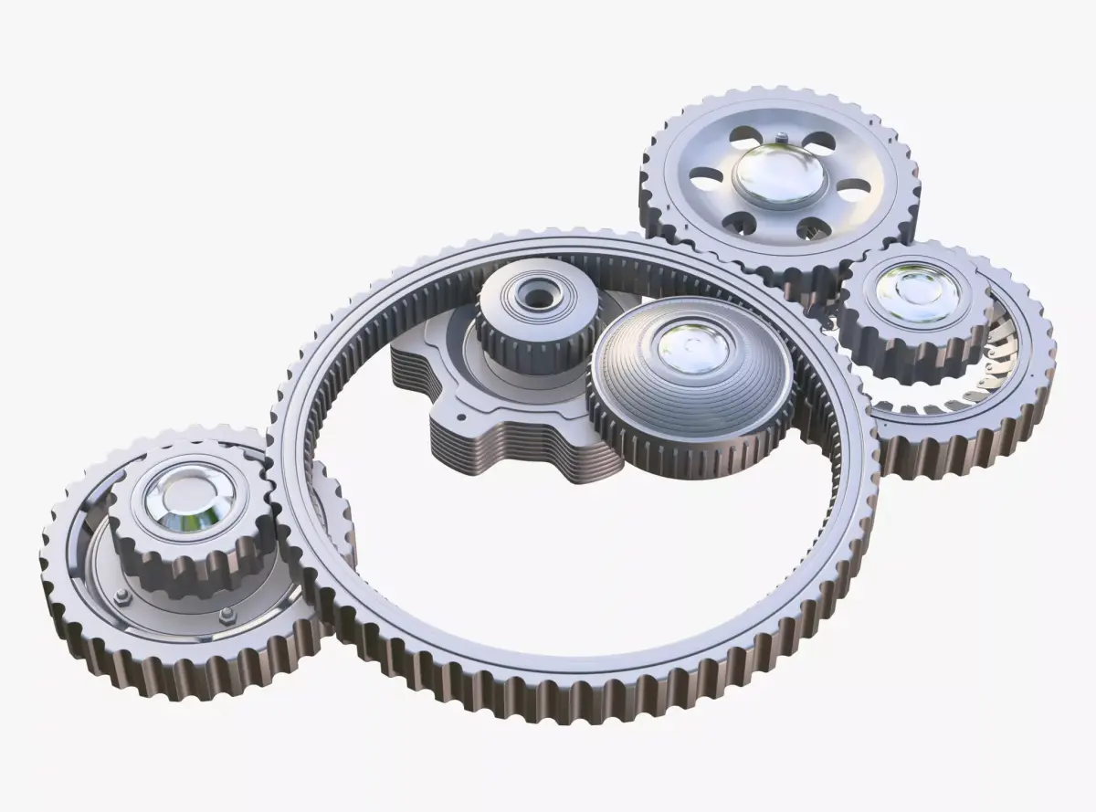 Gear Mechanism M2 3D model